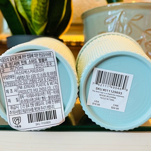 Starbucks Matte Mint Studded Set - Picture 3 of 3